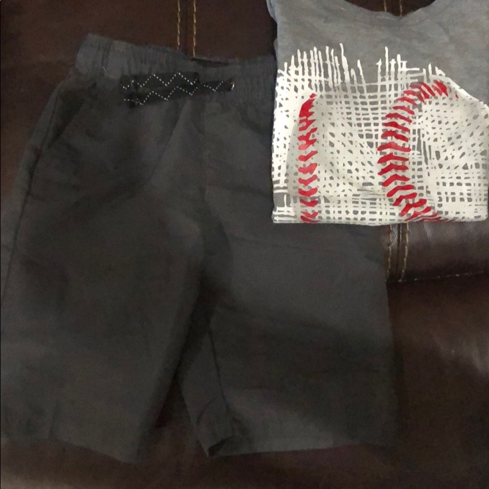Summer shirt and tee pair